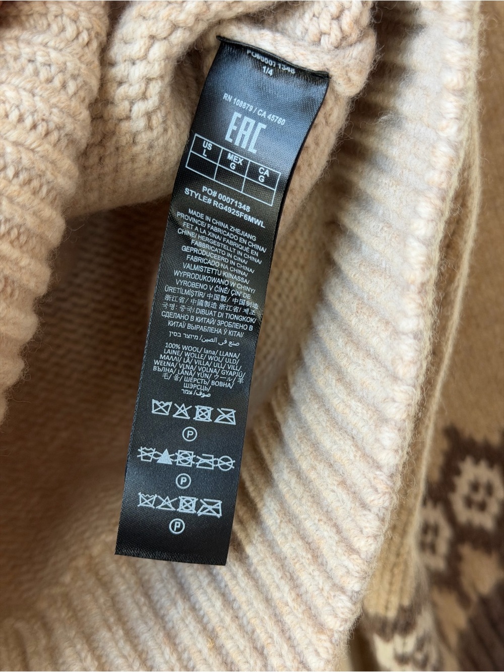 rag & bone Beth Fair Isle Sweater - Picture 9 of 10